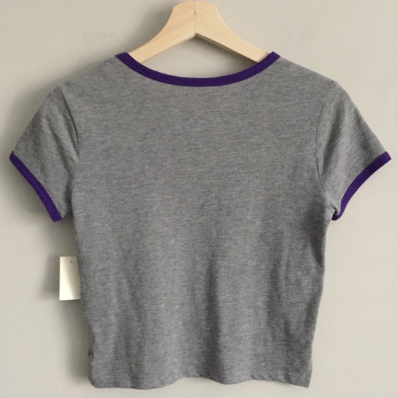 SOLD! Aeropostale NY Crop Top Graphic Tee Small - Picture 5 of 8